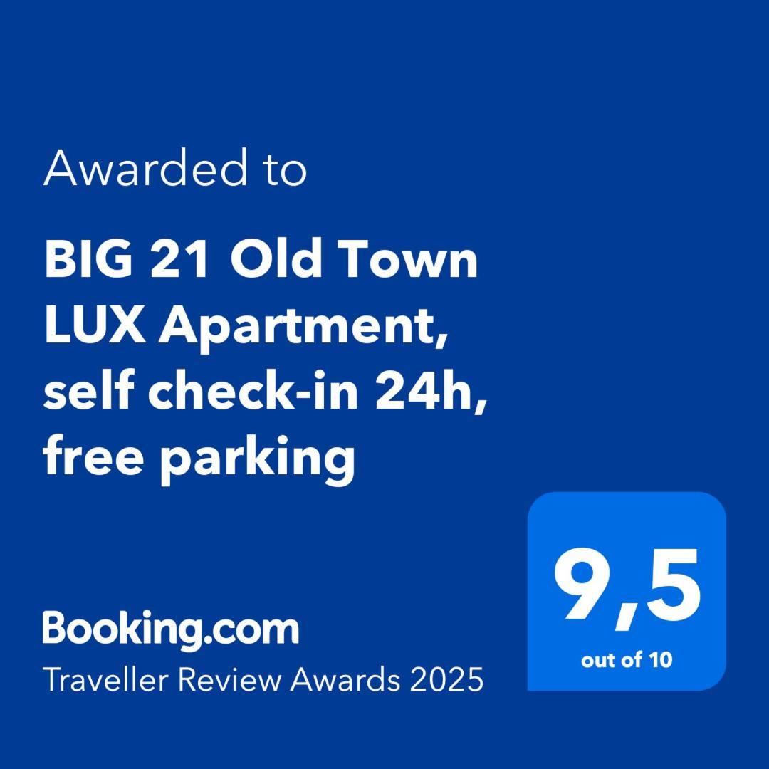 Big 21 Old Town Lux Apartment, Self Check-In 24H, Free Parking พอซนาน ภายนอก รูปภาพ